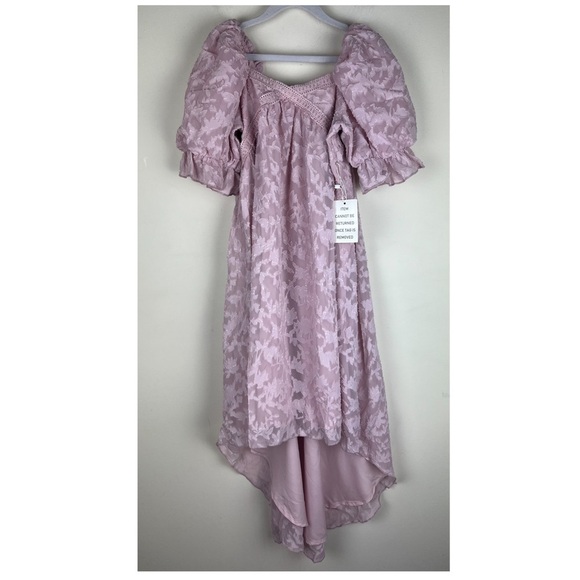 Joyfolie Prairie Cottagecore Photo Shoot Lilya Dress Lilac Fog | 8 - Picture 1 of 11